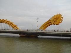 Dragon Bridge in Ljubljana at sunset