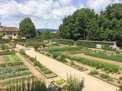 garden of the Chateau de Prangins in Vaud, Switzerland