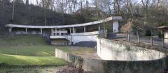 former brown bear pit at Dudley Zoo