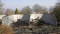 Orangutan enclosure at Dudley Zoo