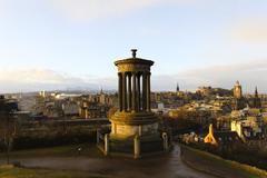 Calton Hill in Edinburgh, Scotland