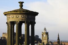 Calton Hill in Edinburgh, Scotland