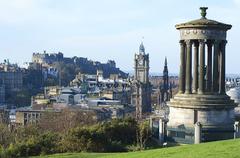 view of Edinburgh from Calton Hill