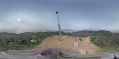 Mt Livermore Summit on Angel Island with a view of Belvedere Tiburon, California