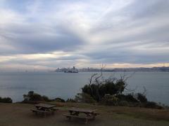 View of Alcatraz and San Francisco from Angel Island