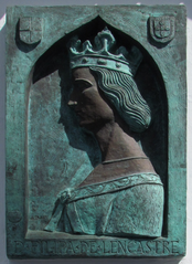 Relief of Queen Philippa of Lancaster at Sintra National Palace