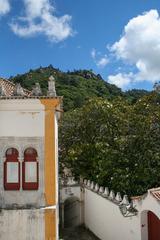 Sintra hillside view with historic buildings