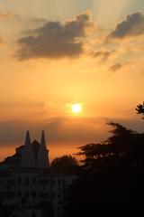 Palácio Nacional de Sintra at sunset