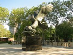 East Coast Memorial eagle statue in Battery Park