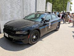 United States Park Police Dodge Charger in New York State Park