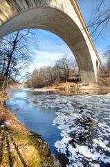 Echo Bridge spanning the river at Sudbury Aqueduct