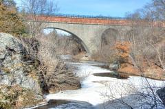 Echo Bridge of Sudbury Aqueduct close-up