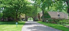 Garage and South Cottage at Edsel and Eleanor Ford House