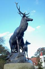 Familia de ciervos sculpture in Palermo, Buenos Aires