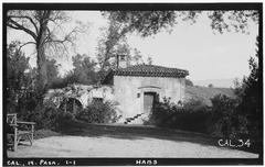 El Molino Viejo, a 19th-century adobe corn and flour mill