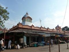 Kalighat temple with bazaar in Kolkata