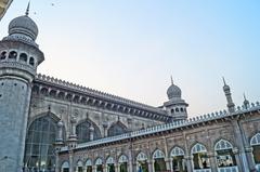 Side view of Makkah Masjid in Hyderabad