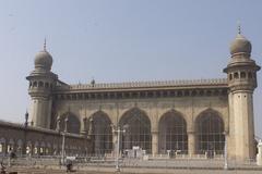 Mecca Masjid near Charminar in Hyderabad