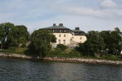 Scenic view of Stockholm with historical buildings and waterway