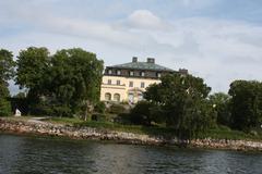 Scenic view of waterfront buildings in Stockholm