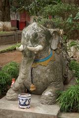 Statue of elephant in Quán Thánh Temple, Hanoi