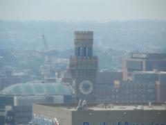 Bromo Seltzer Tower as seen from World Trade Center observation deck