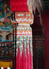 Column in Enchey Monastery, Gangtok, Sikkim