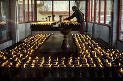 Enchey Monastery on a sunny day