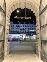 Credit Suisse building at Paradeplatz in Zurich