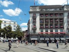 Paradeplatz in Zürich, Switzerland