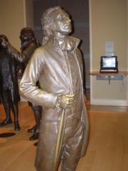 Statue of Alexander Hamilton at the National Constitution Center