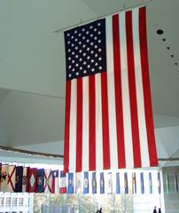 U.S. flag and state flags at National Constitution Center