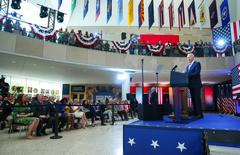 President Joe Biden delivering remarks on voting rights at the National Constitution Center on July 13, 2021