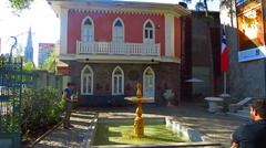 Side view of the Historical and Anthropological Museum of Ancud in Chile