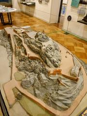 Maqueta de la apertura del Cerro Santa Lucía en el Museo Nacional Benjamín Vicuña Mackenna