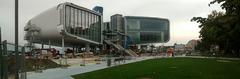 Botín Art Centre in Santander, Cantabria, Spain during final construction weeks