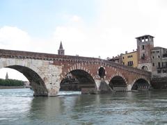 Ponte Pietra in Verona, Italy