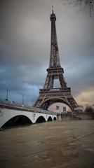 High water at Pont d'Iéna, January 2018