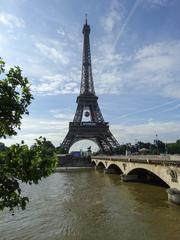 Eiffel Tower from Avenue de New York with Pont d'Iena