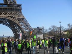 Gilets jaunes protest in Paris on March 30, 2019