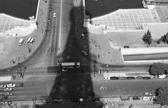 View of Branly Quay and Jena Bridge from the Eiffel Tower