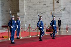 Changing of the guard at Chiang Kai-shek Memorial Hall