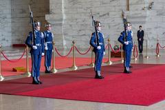 Changing of the guard at Chiang Kai-shek Memorial Hall