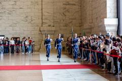 The changing of the guard at the Chiang Kai-shek Memorial Hall