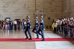 The changing of the guard at Chiang Kai-shek Memorial Hall