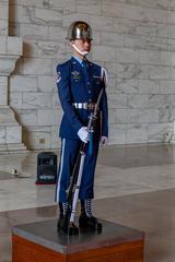 A soldier at Chiang Kai-shek Memorial Hall