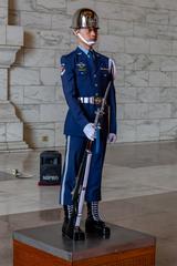 honor guard soldier at Chiang Kai-shek Memorial Hall