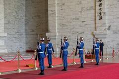 Changing of the guard at Chiang Kai-shek Memorial Hall