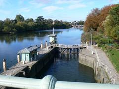 Richmond Lock over the River Thames