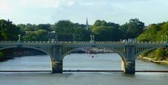 London Richmond Lock and Twickenham Bridge